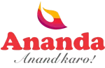 Ananda logo - leading brand for dairy products and organic food